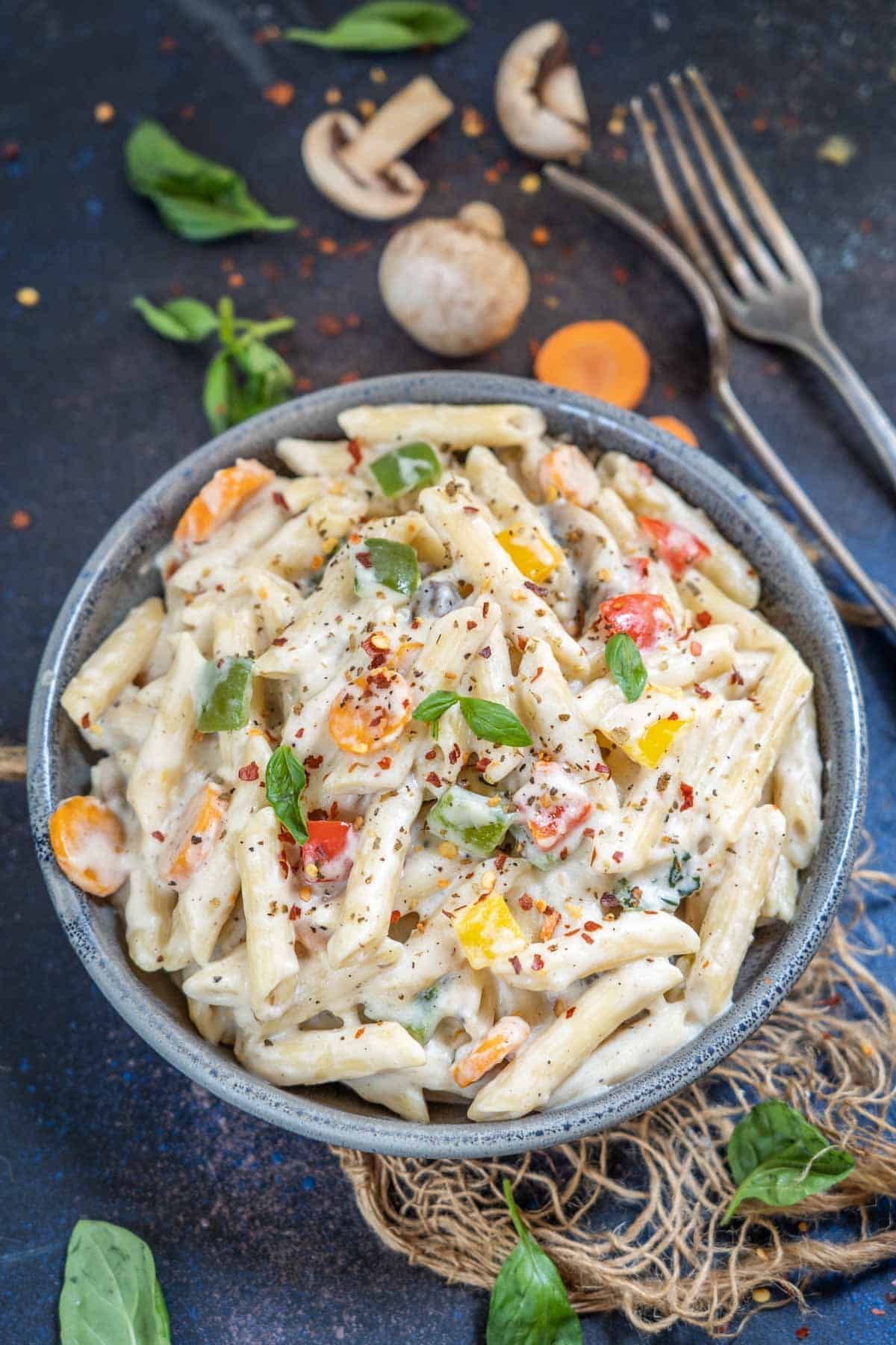 Creamy Alfredo Pasta - Italian Pasta Dishes at Baloji's Cafe