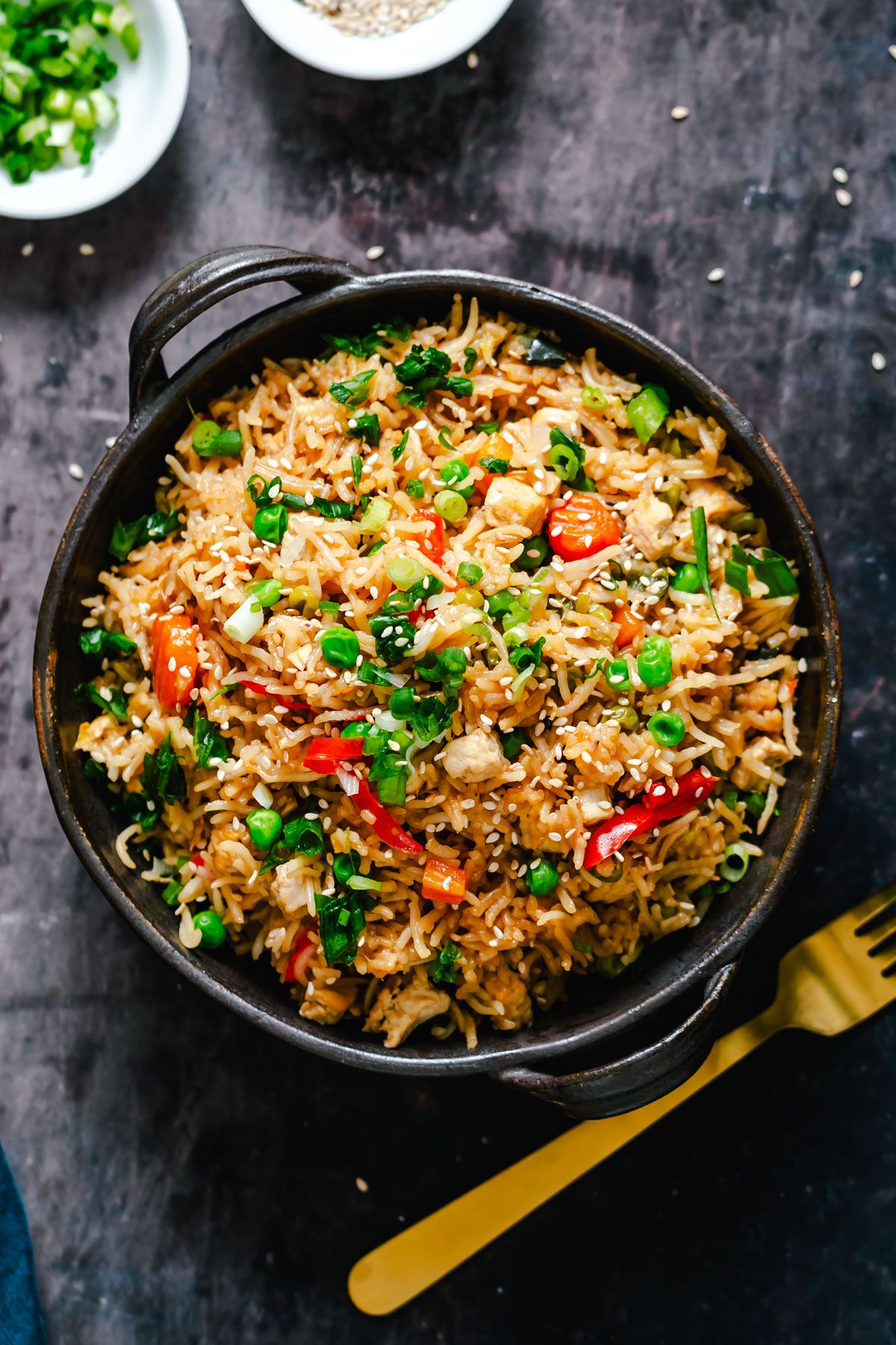 Veg Fried Rice - Chinese Fried Rice at Baloji's Cafe